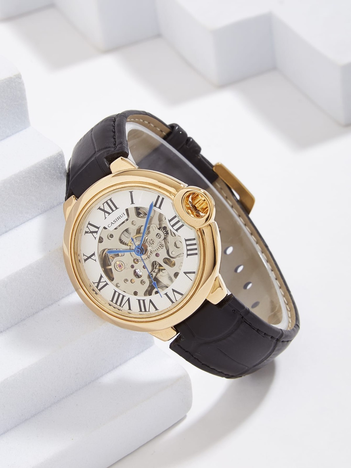 Luxury Casirui Skeleton Watch Automatic Japanese Miyota Movement.
