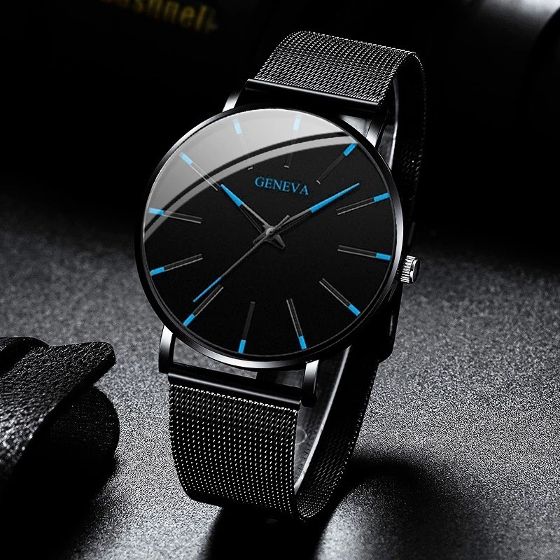 Waterproof Men’s Watch Stainless Steel Quartz Luminous Classic Watches Business