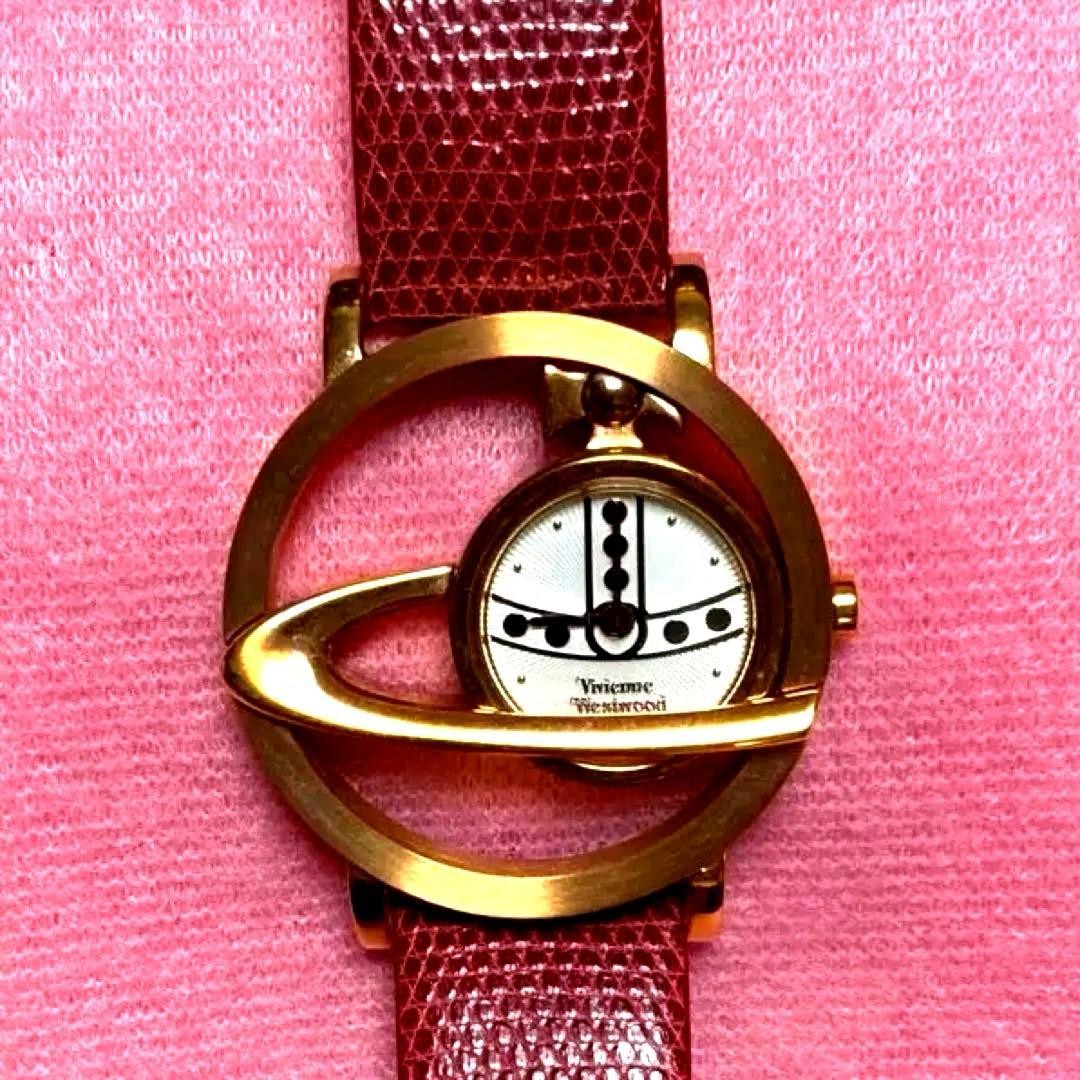 Junk Vivienne Westwood Circle Orb Quartz Watch Battery Dead Wrist 15.5 to 19cm