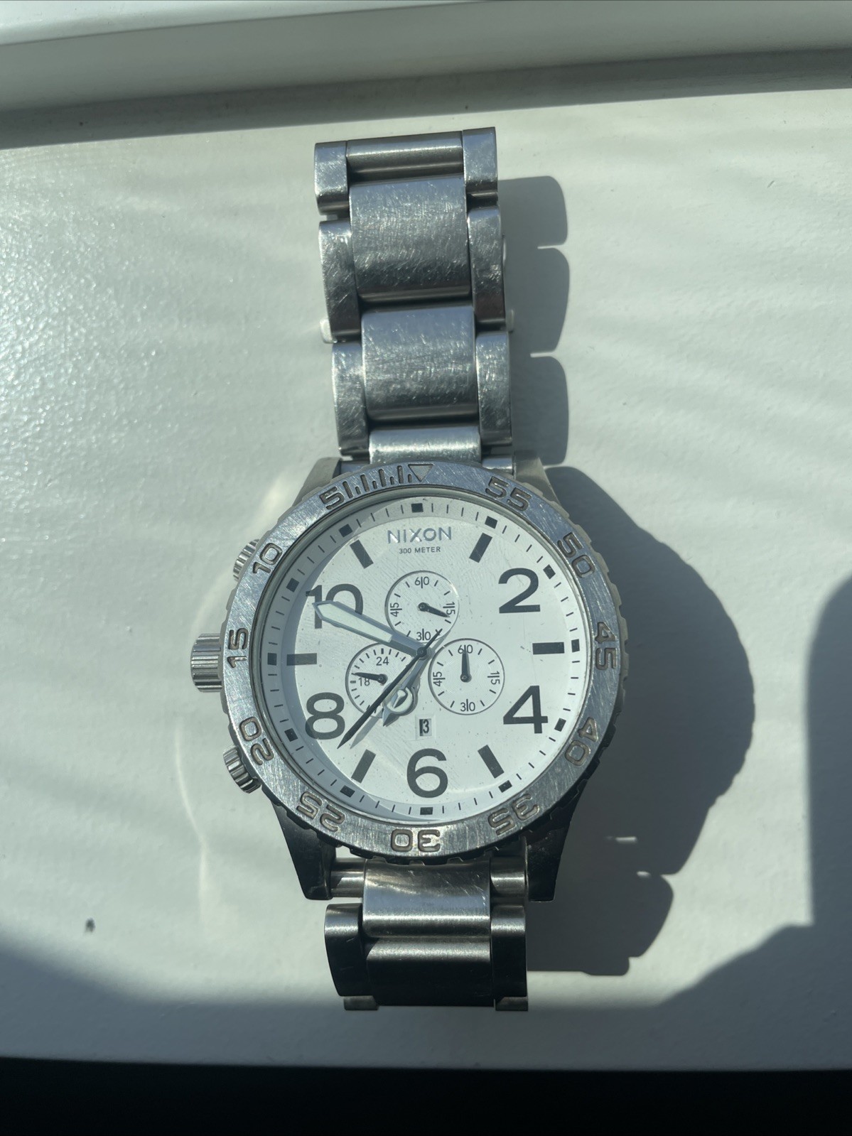 Nixon The 51-30 Chrono «Simplify» Silver Chronograph Men’s Analog Watch