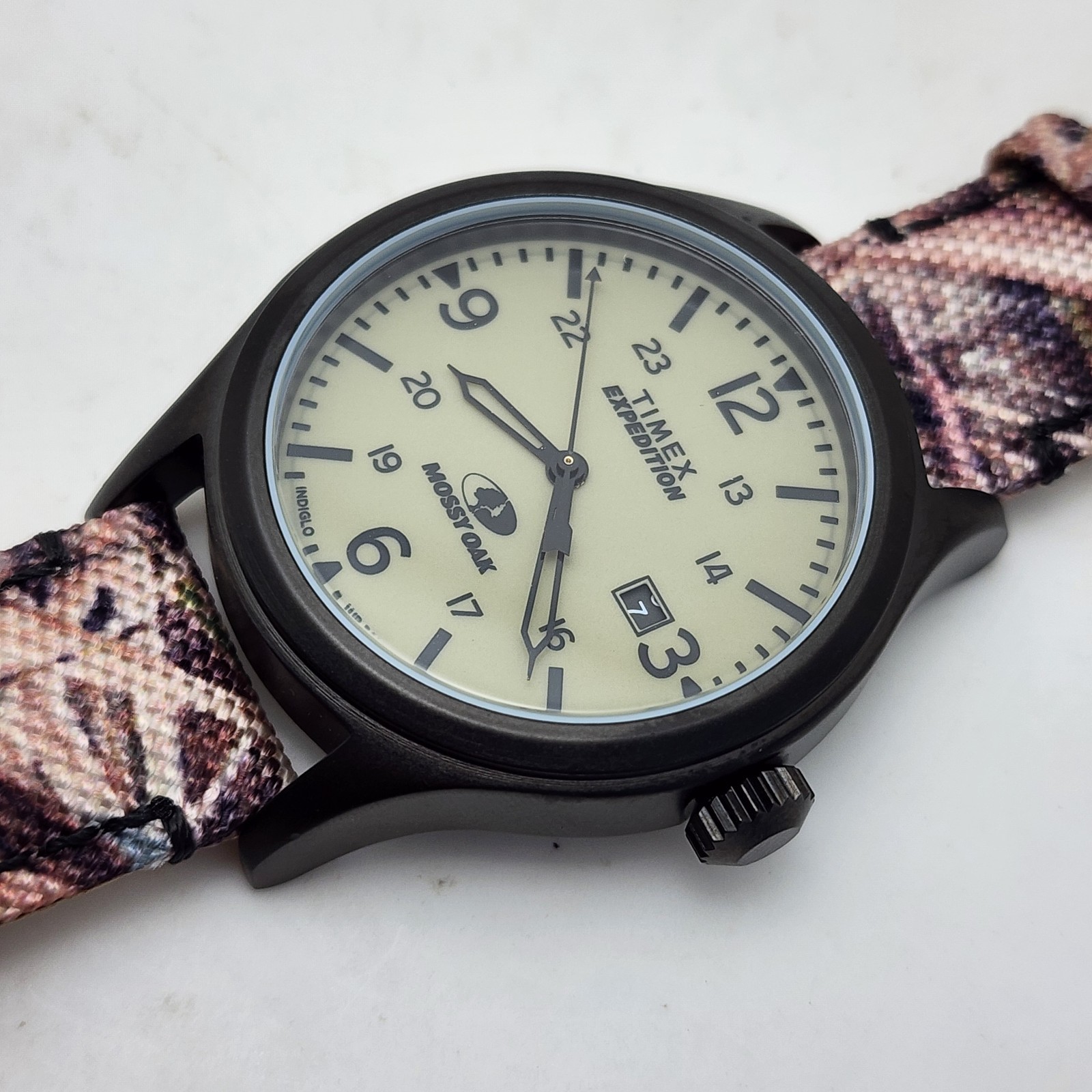 TIMEX EXPEDITION MOSSY OAK INDIGLO TW2T94700 SHAFOW GRASS CAMO 40MM MEN’S WATCH