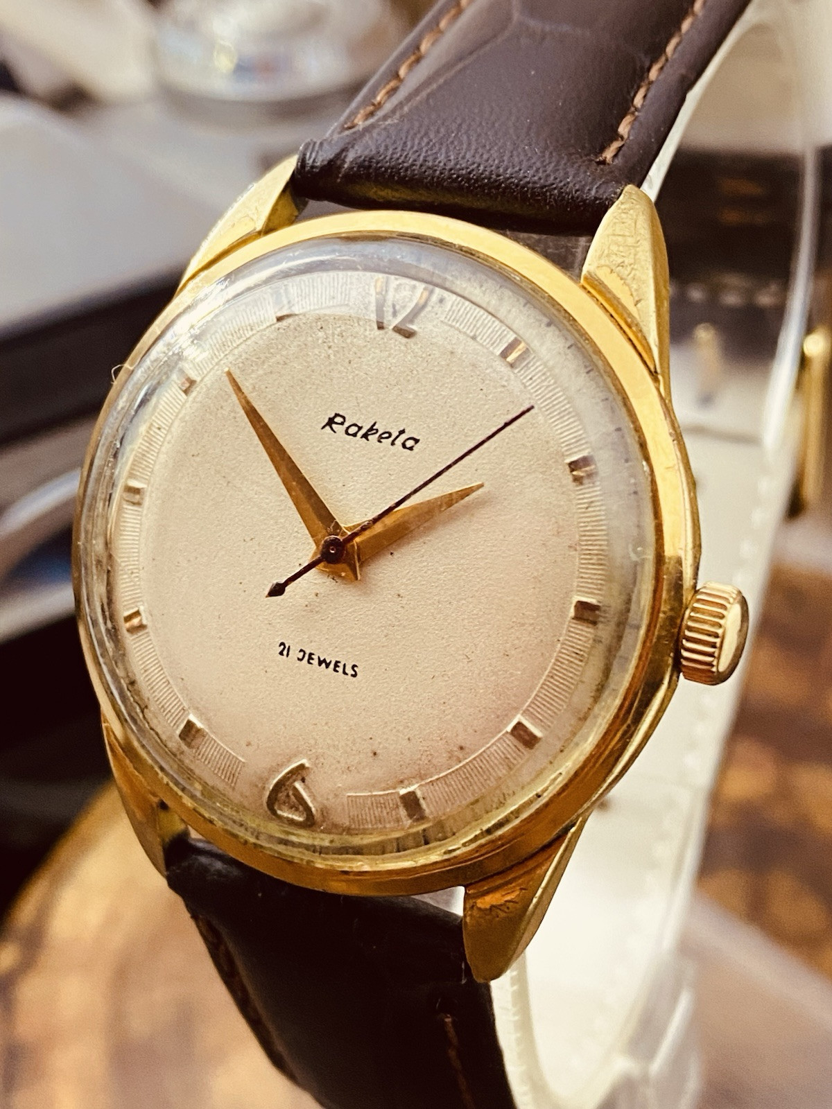 1970s RAKETA Baltika 2609 AU vinatge USSR Soviet watch 19 jewels #7658