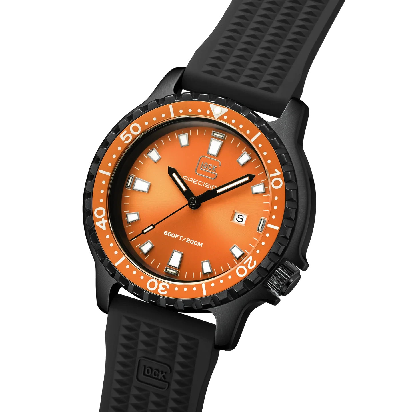GLOCK WATCH GW-44-4-22 ROTATING BEZEL, SWISS SUPER-LUMINOVA®, TRIGALIGHT®