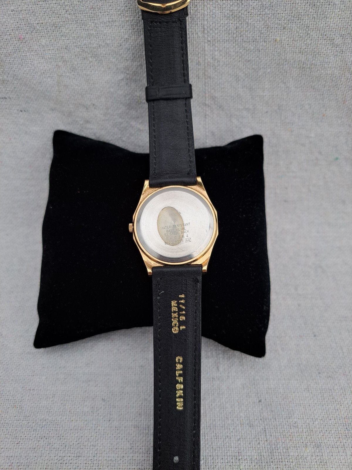 Vintage 1980s Seiko Quartz SQ 8C23-6059 A4 Waffle Pie Pan Day Date Watch Runs