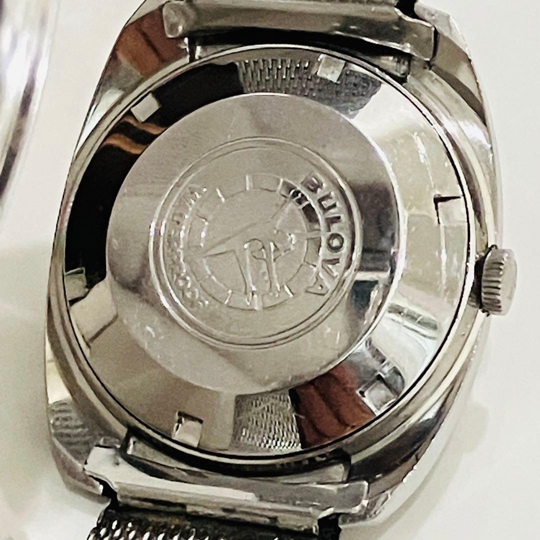 60s BULOVA 23 Jewels Antique Automatic Mesh Belt