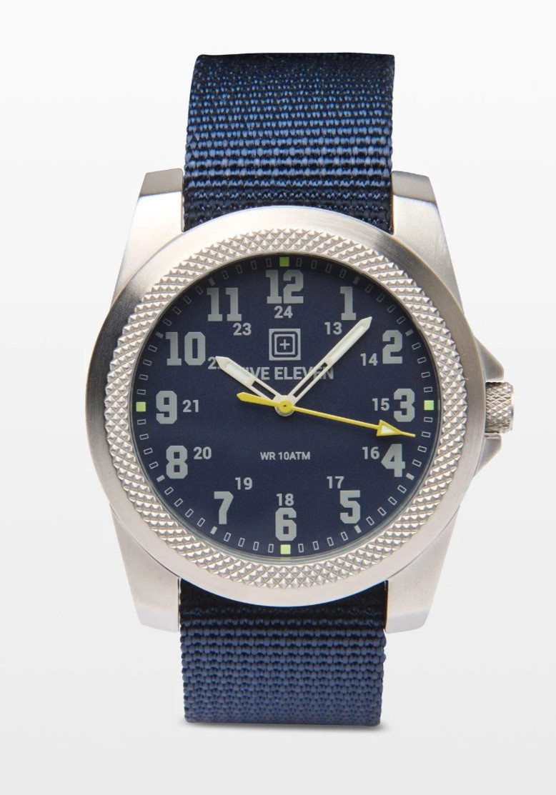 5.11 TACTICAL Pathfinder 42mm Quartz Watch $130 Navy – UNISEX – NEW LIMITED