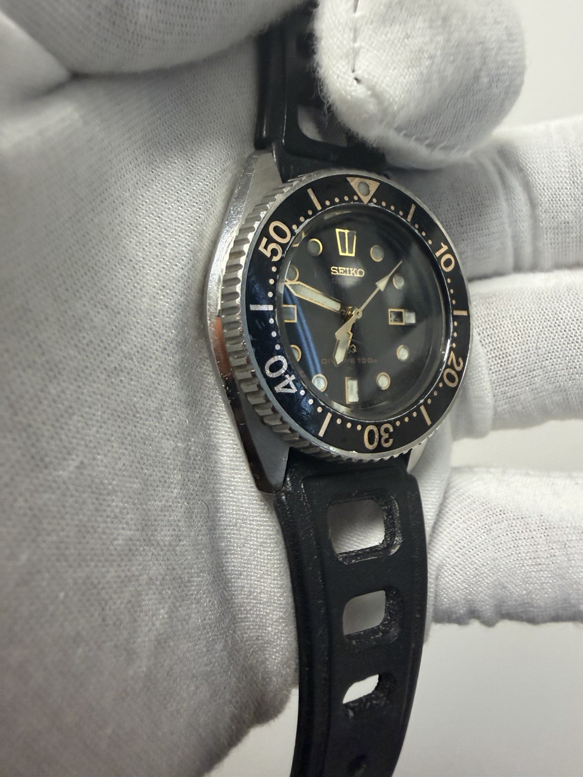 Vintage 1982 Seiko 2625-0010 Quartz Diver 150M Original Strap One Owner
