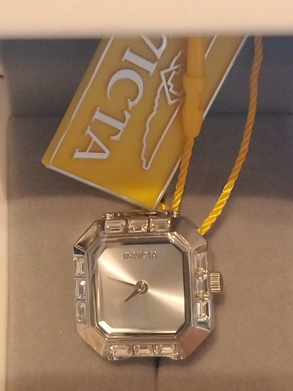 Invicta Mini Angel Women’s Ring Watch – 21.5mm, Silver (49580) New