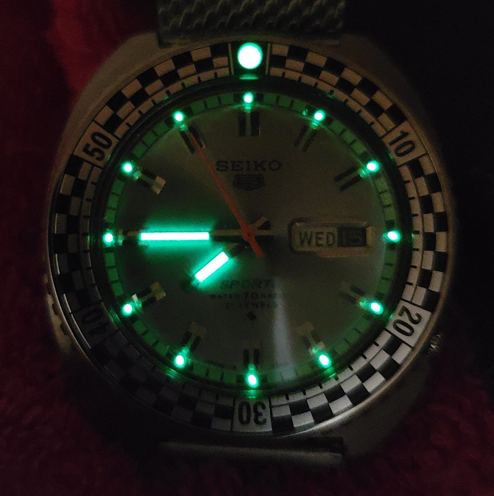 Vintage 1971 Seiko 6119-7173 Rally Automatic Watch. US SELLER!!!!@