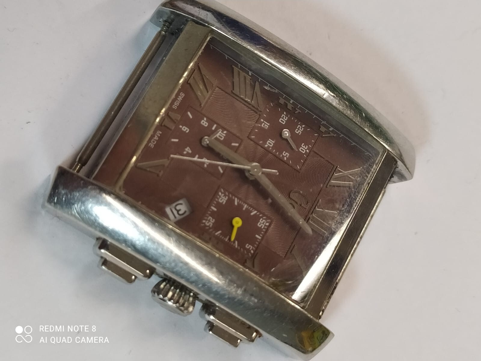 Guess Collection Brown Dial GC40500 Swiss Made Work