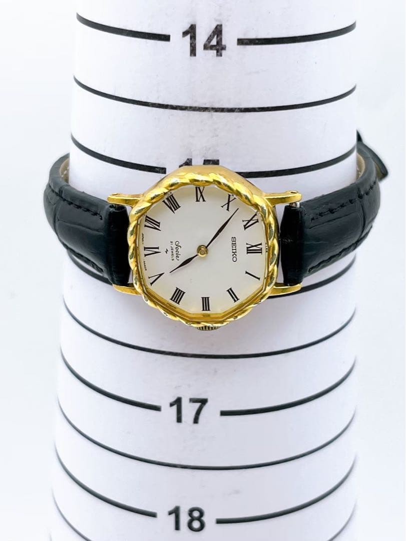 SEIKO Socie 11-8370 Analog Black Watch From Japan