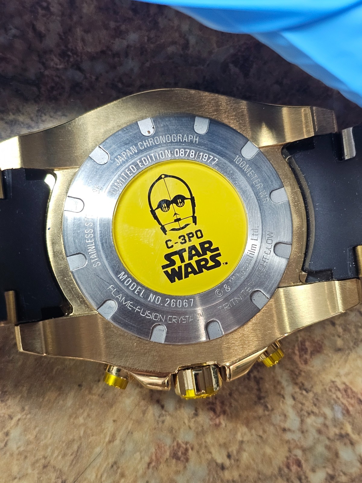 Invicta Star Wars C-3PO Model 26067 – Men’s Watch Quartz 52mm Pre-owned