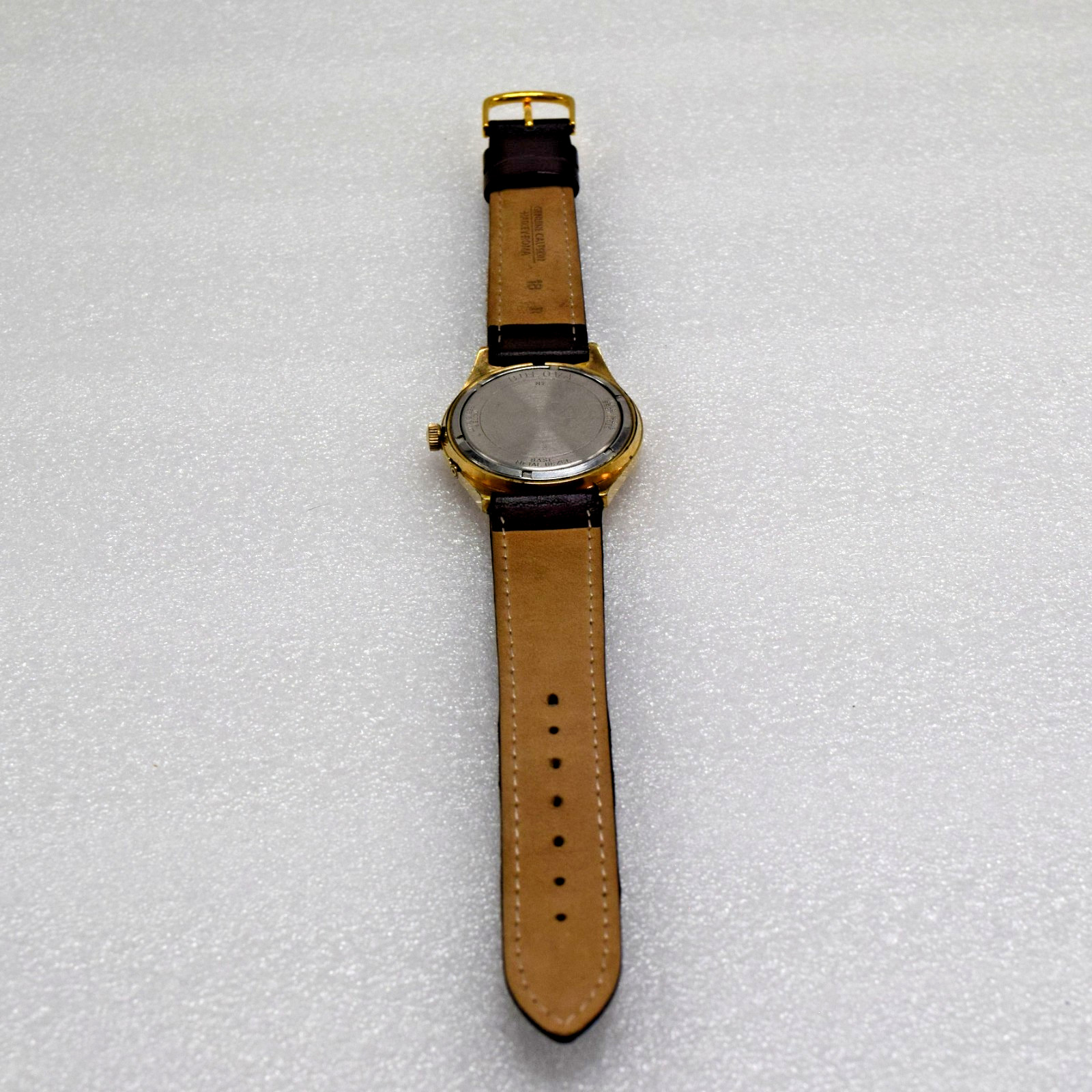 Vintage 1977 Bulova Accutron 35mm Gold Tone Men’s Swiss Quartz Watch-New Band