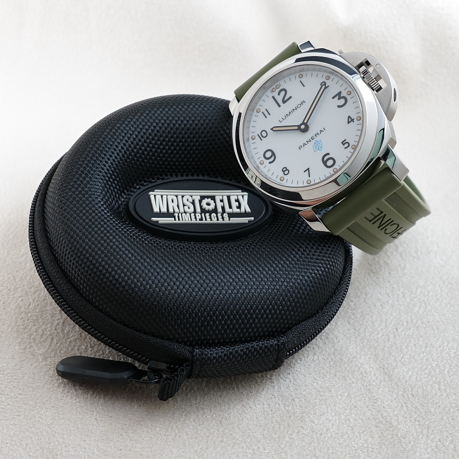 Panerai Luminor PAM00630 White Dial 44mm —Warranty Card, Box, 3 Straps -FULL SET