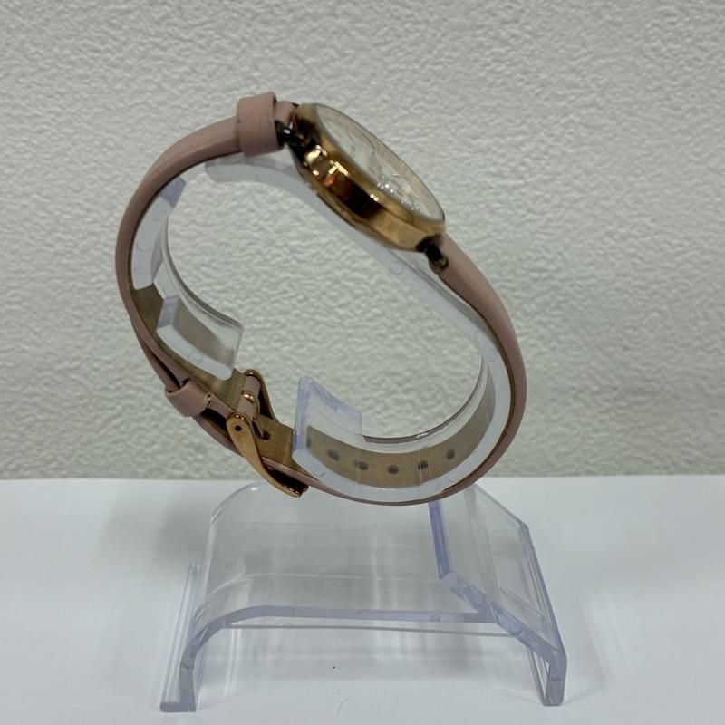 Michael Kors MK 2735 Leather Strap Analog Quartz Watch Rose Gold Crystal Women s