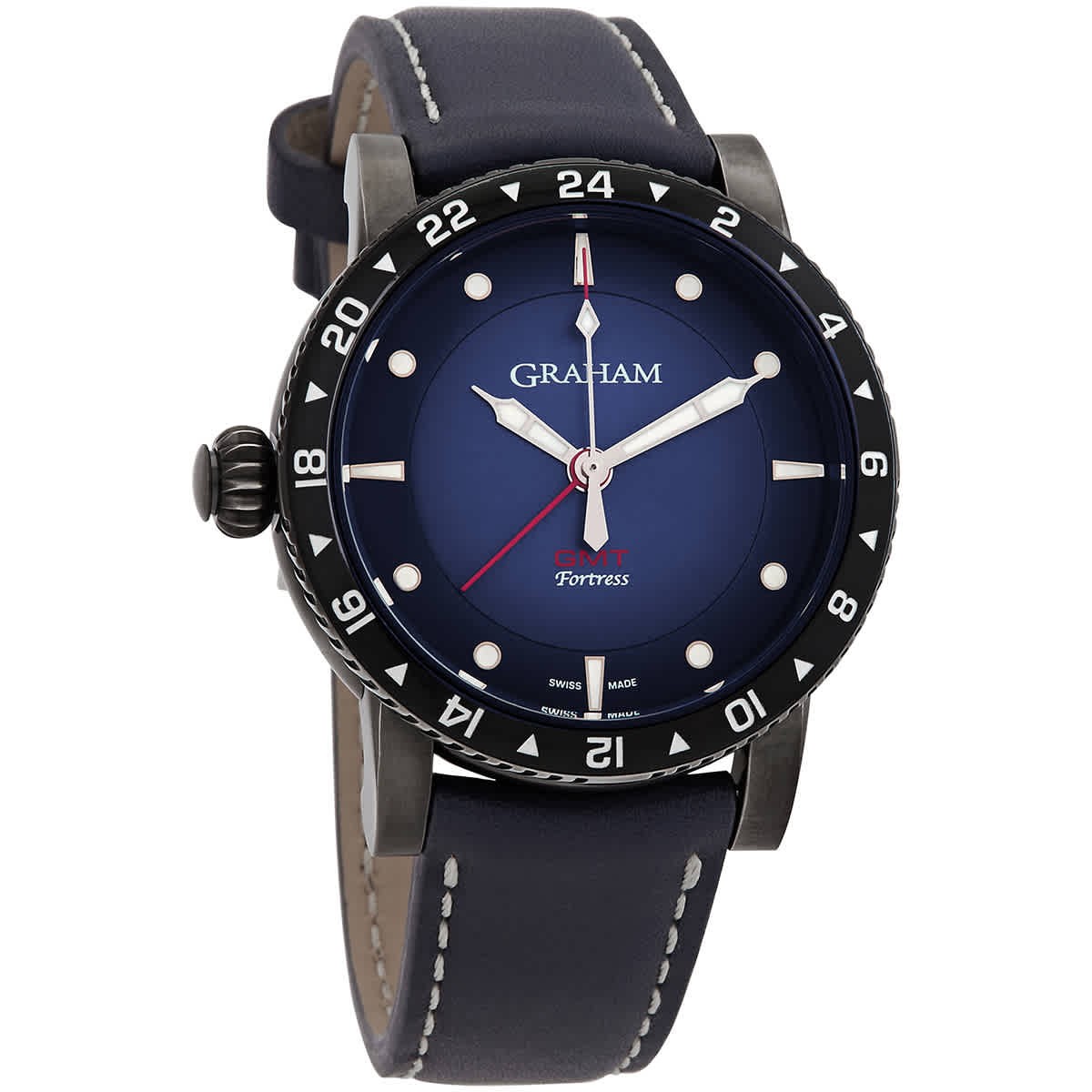 Graham Fortress GMT Automatic Blue Dial Men’s Watch 2FOBV.U03A