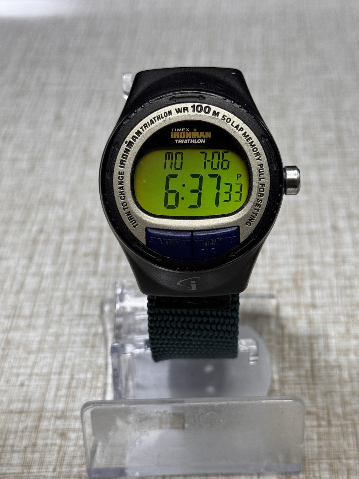 Timex Ironman Triathlon Solar Digital Indiglo 100m i Control