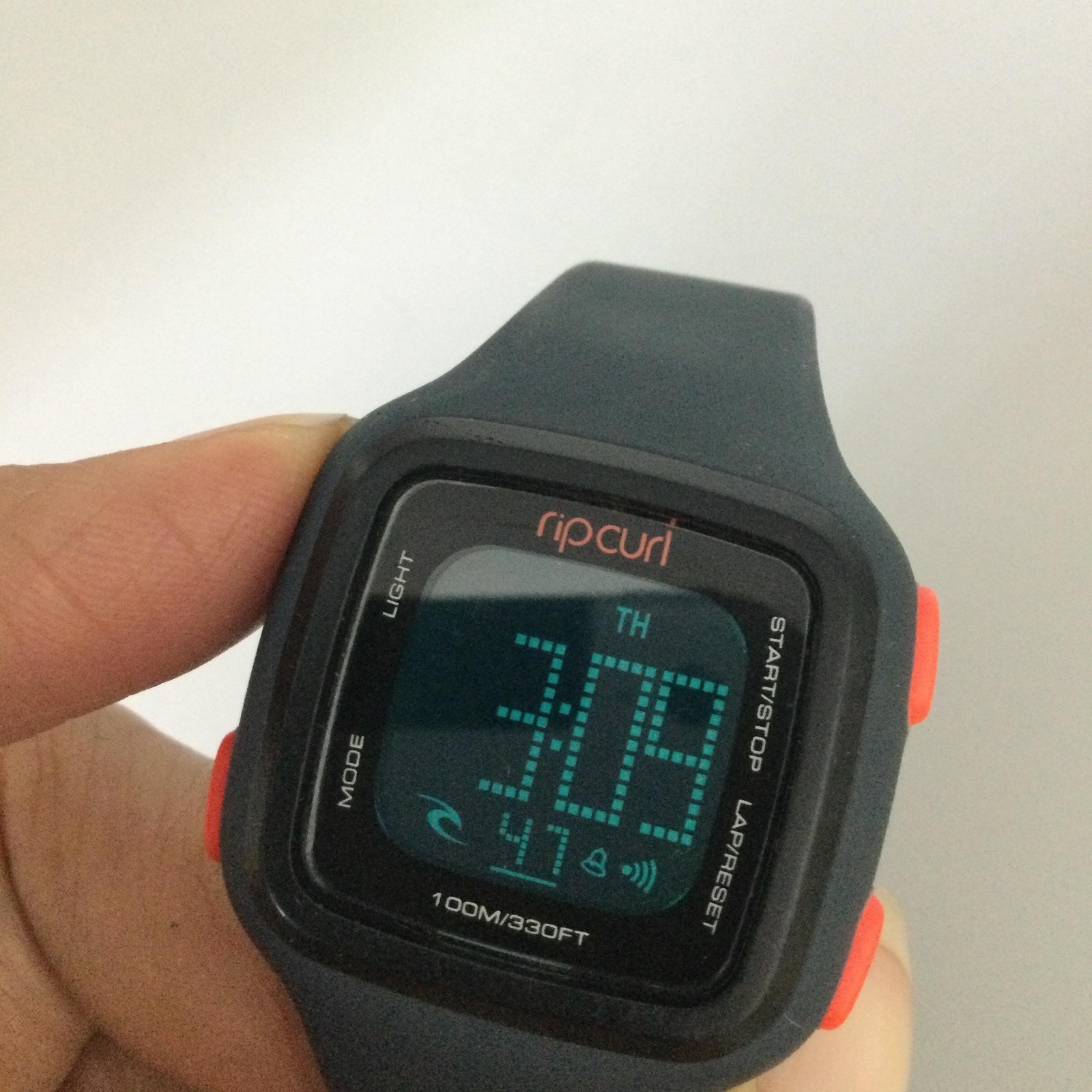 Rip Curl Candy 2 Womens Watch 34mm Black Orange Digital Silicone 100M Backlight