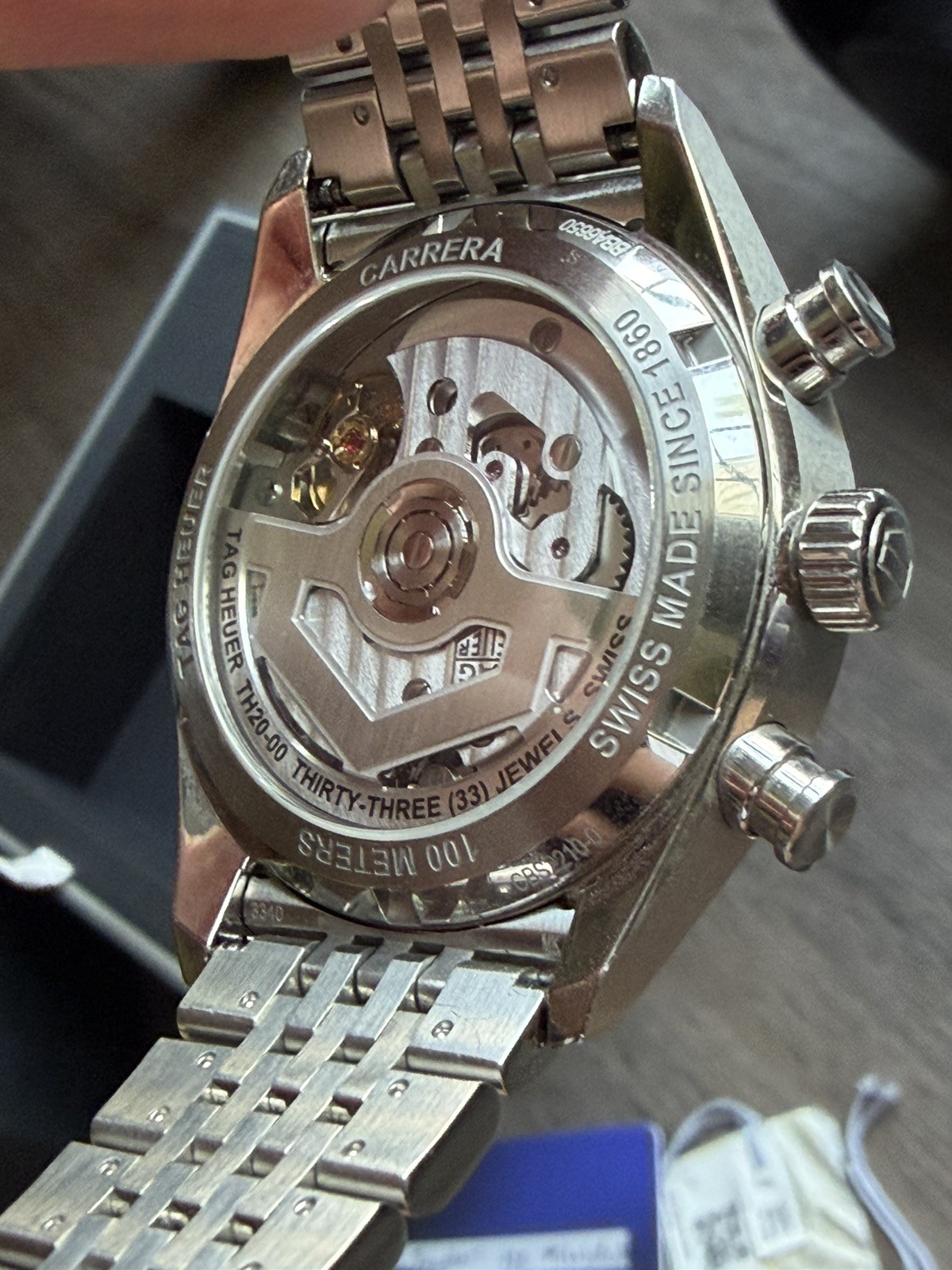 2025 TAG Heuer Carrera Chronograph 39mm «Glassbox» + 2 OEM Leather Straps