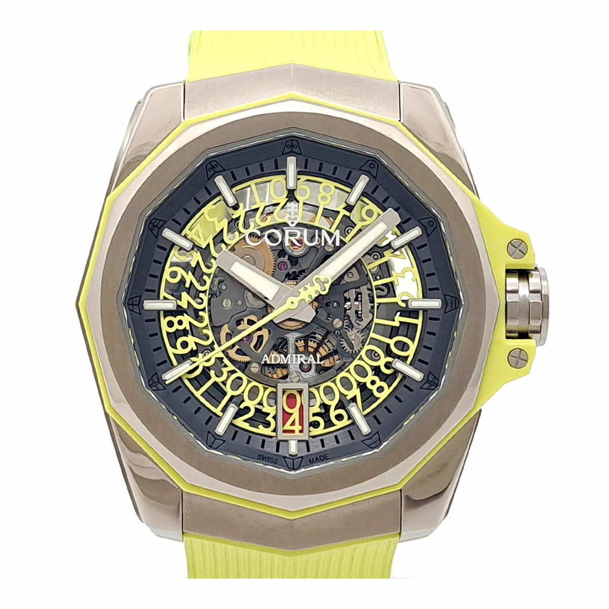 CORUM 01.0125 Case Size 45mm Wrist Size 17.5cm～21cm Men’s Used Watch #41014