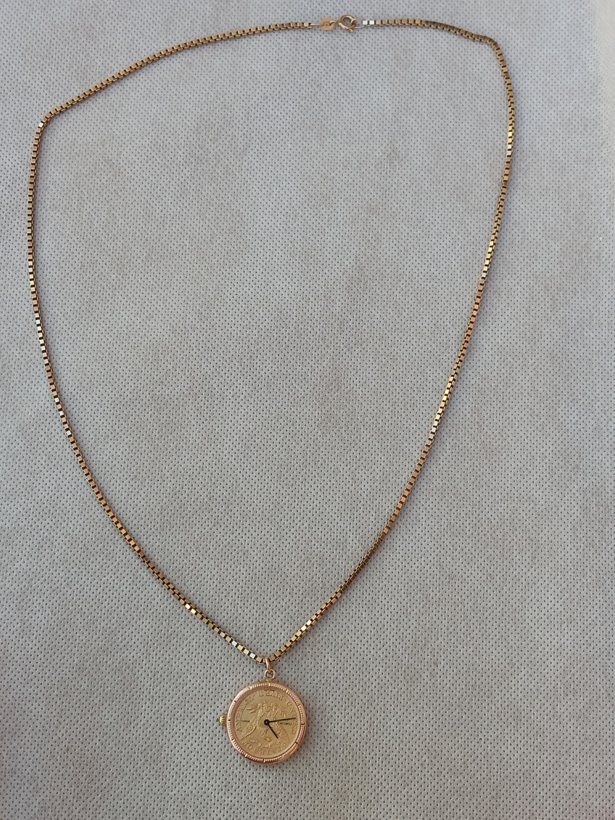 Beautiful 18K Gold Corum, $5 U.S. Gold Coin Dial & Back Cover.