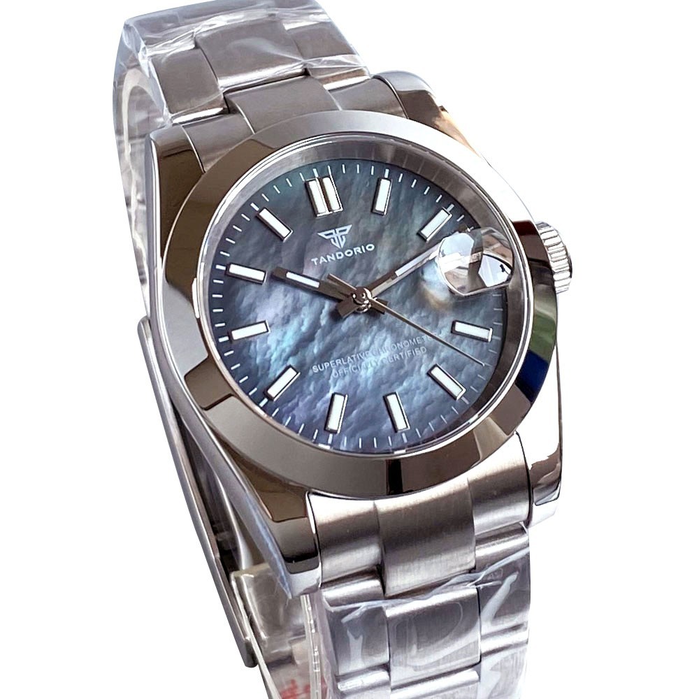 Tandorio 36/39mm Sapphire Glass 20ATM Date Automatic Japan NH35A Watch For Men