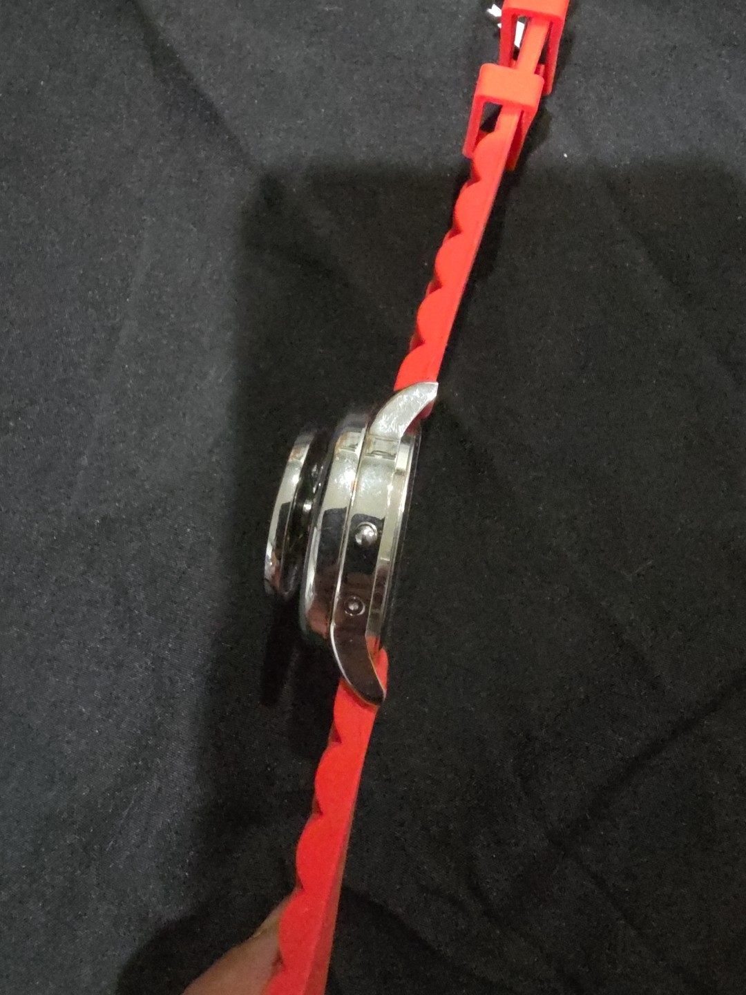Marvel Spider-Man Unisex Children’s Watch with Metallic Spinner Top in Red