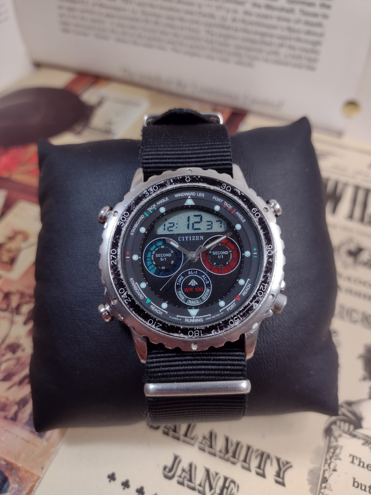 Men’s Citizen Digital Yacht Timer Wristwatch – C050-088379K
