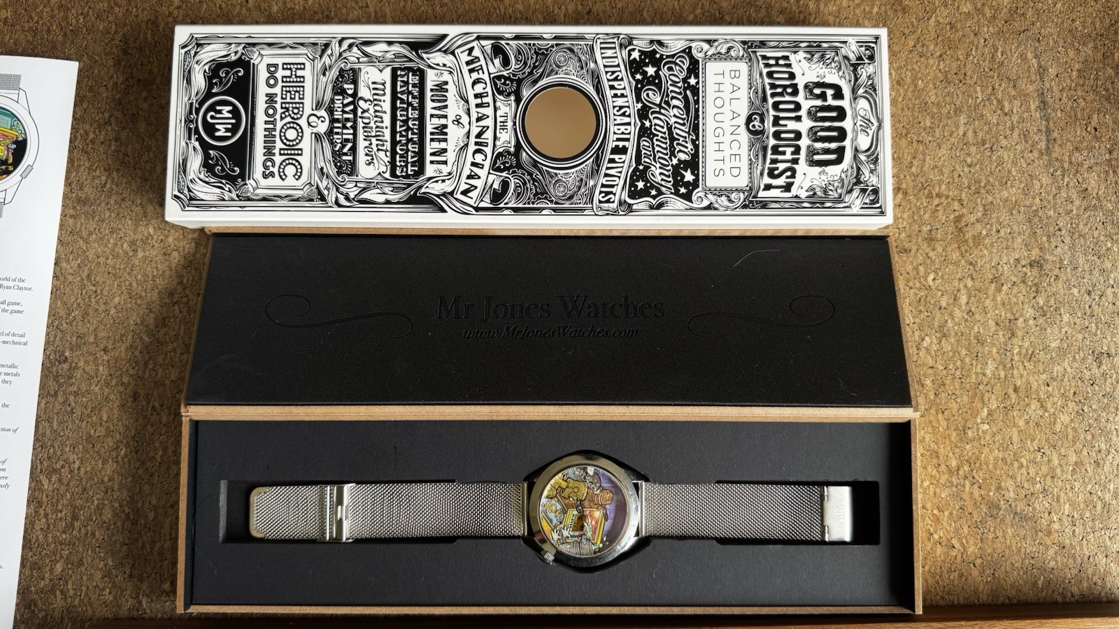 Rare Mr Jones MJW Ricochet XL Automatic Watch 45mm NIB