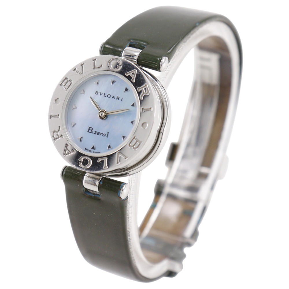 BVLGARI Bzero1 Watches BZ22S Blue shellDial Stainless Steel Quartz Analog …