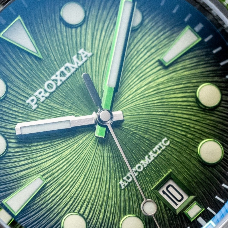 Proxima Men Automatic Watch 39mm Mechanical Wristwatch Diver 10ATM Miyota 9015