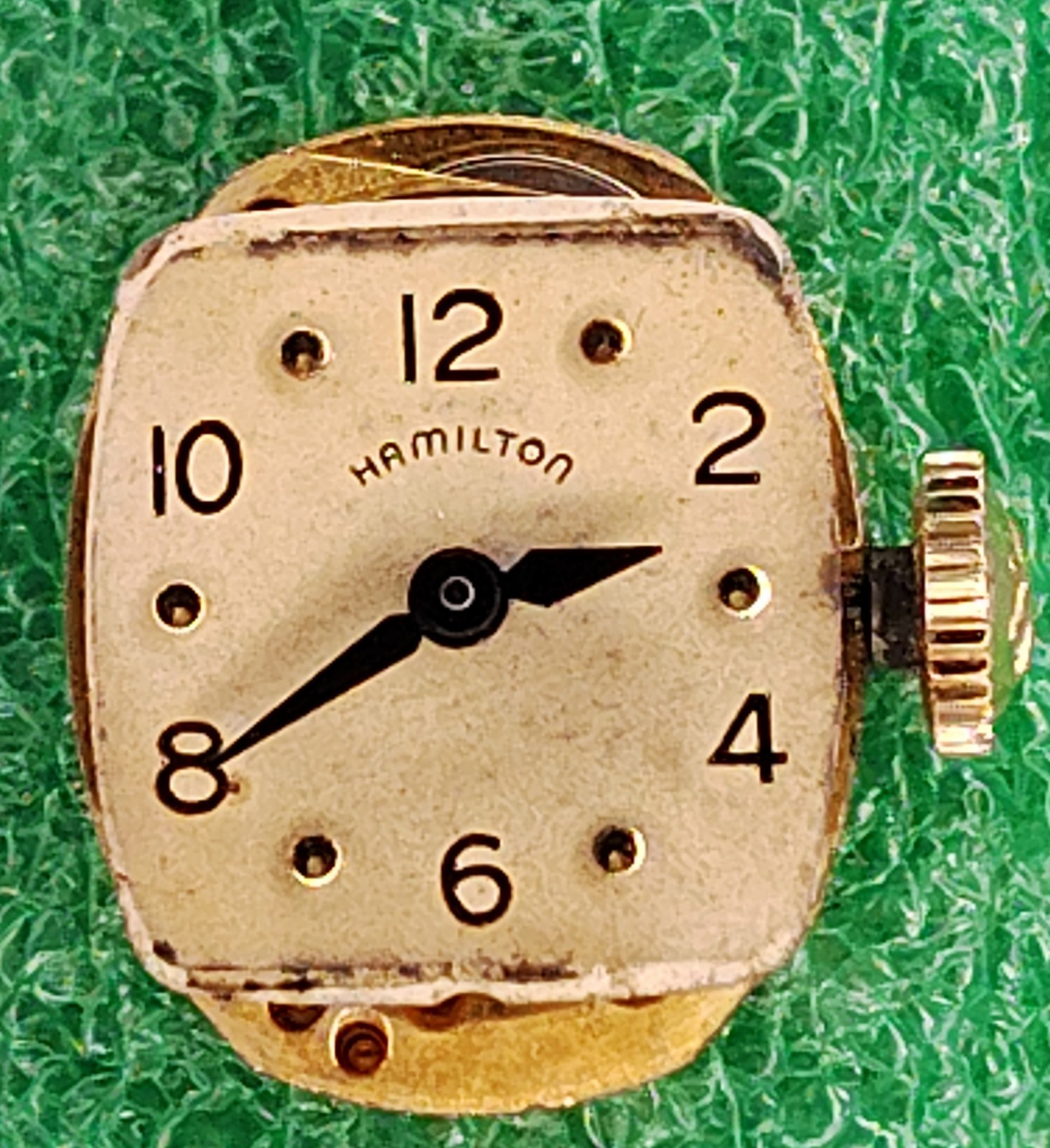 lot M141 Womens Hamilton 780 17J Manual Wind Movement Vintage Watch Parts