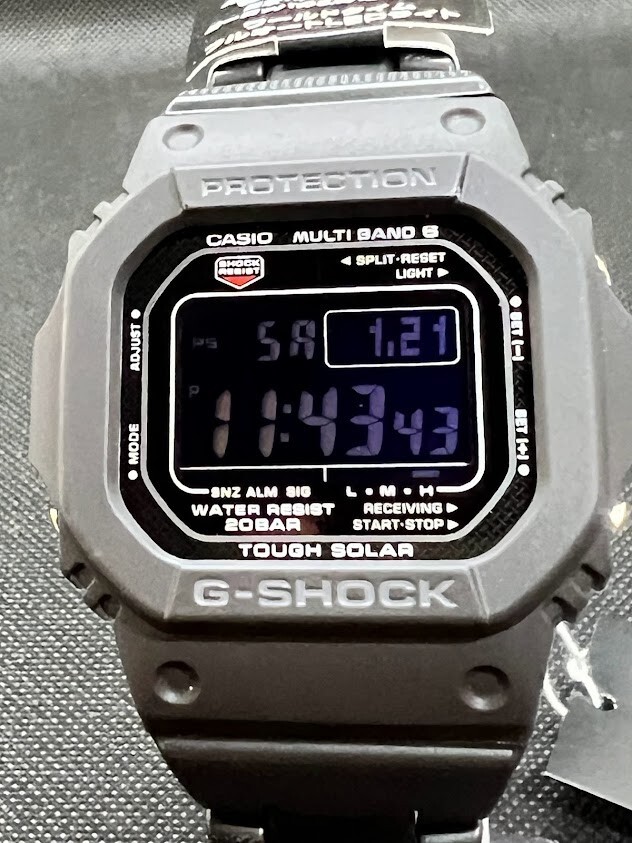 CASIO G-SHOCK GW-M5610UBC-1JF Black Origin Solar Radio Digital Men Watch
