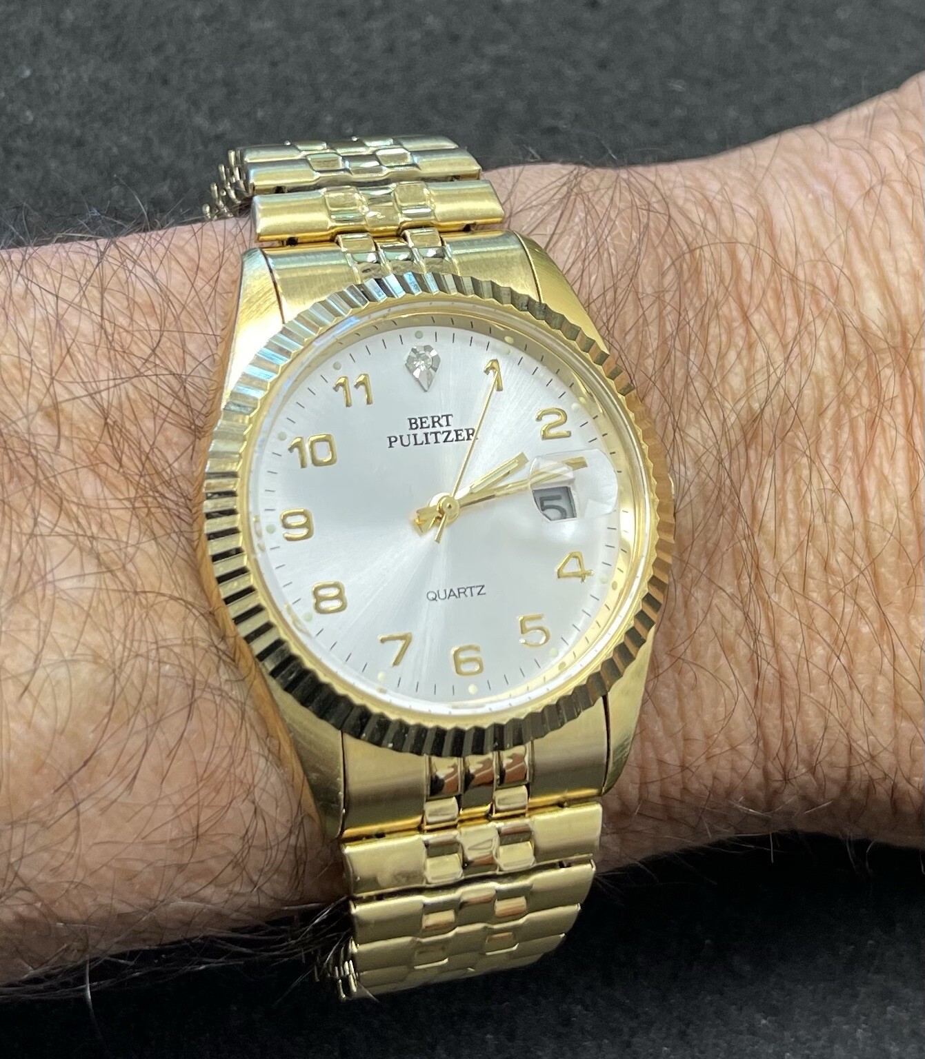 Bert Pulitzer President Style Diamond Accent Watch..TJ377