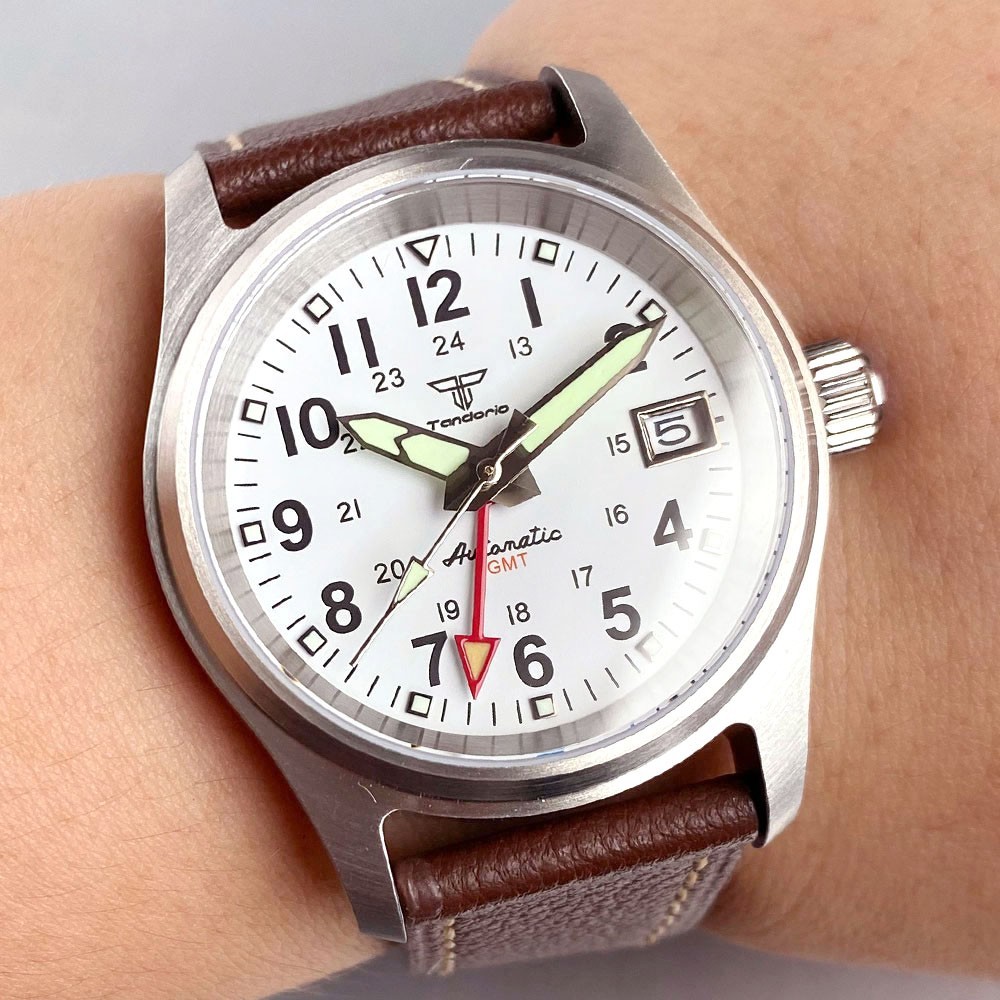 Pilot Watches NH34A Automatic Men Watch GMT 200m Waterproof Sapphire Glass 36mm