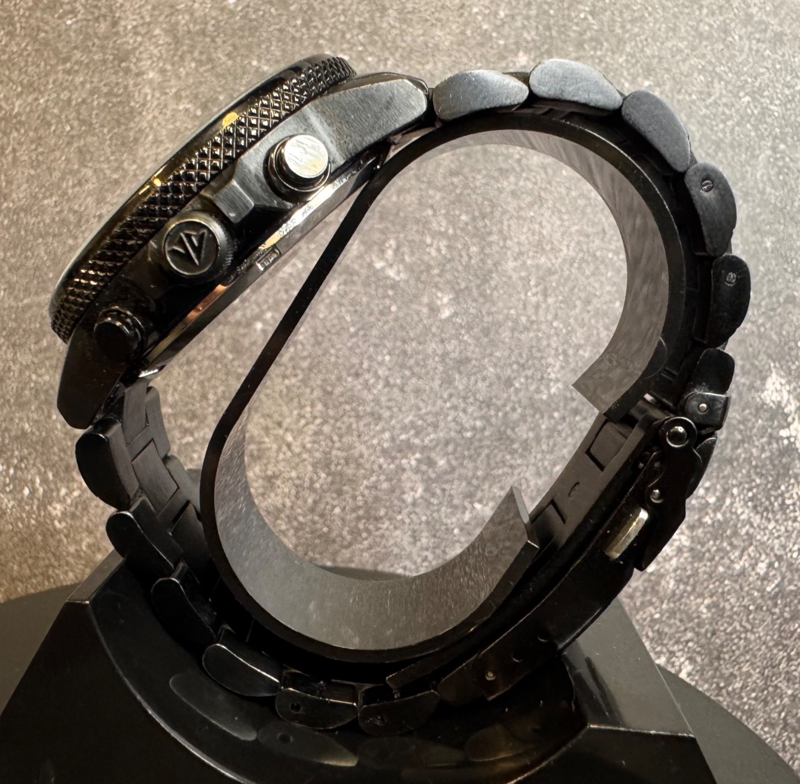 Citizen Eco-Drive Nighthawk WR200 · B612 Black Ion Chronograph Sapphire Crystal