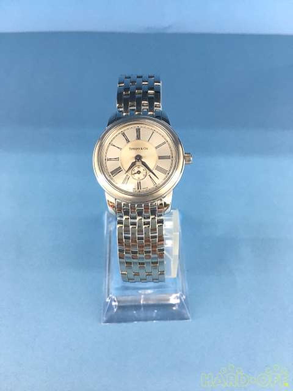 [B1N] Tiffany & Co. Mark Round Classic Stainless Steel Quartz Ladies [z8w]