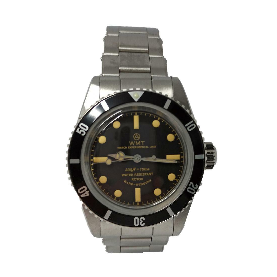 Walter Mitt Sea Diver Vintage Automatic Stainless Steel Black Unisex Watch