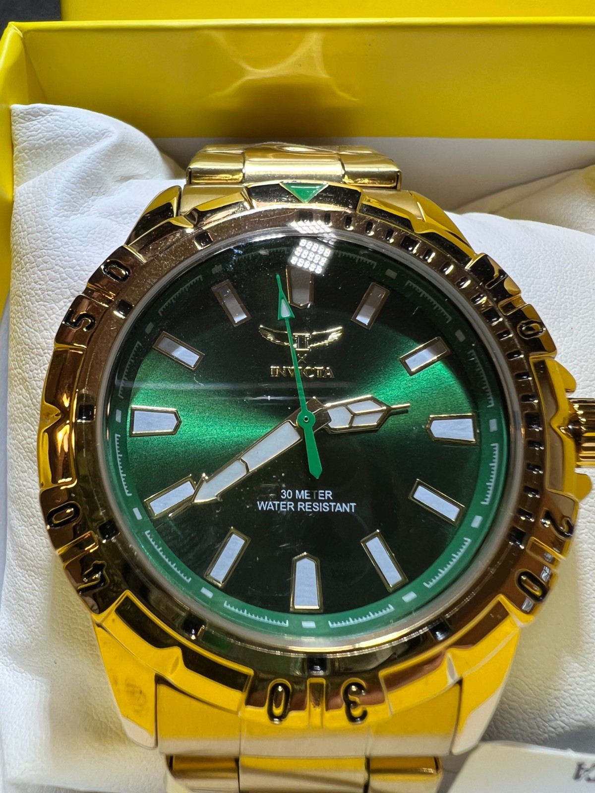 Invicta Specialty I by Invicta Men’s Watch – 42mm. Gold with Green Face (69034)