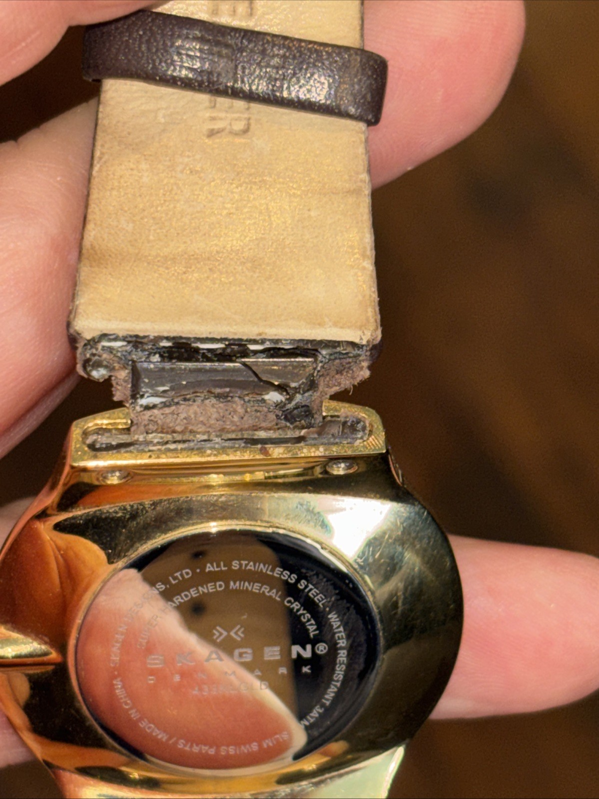 Skagen Denmark watch, model number 433XLGLD