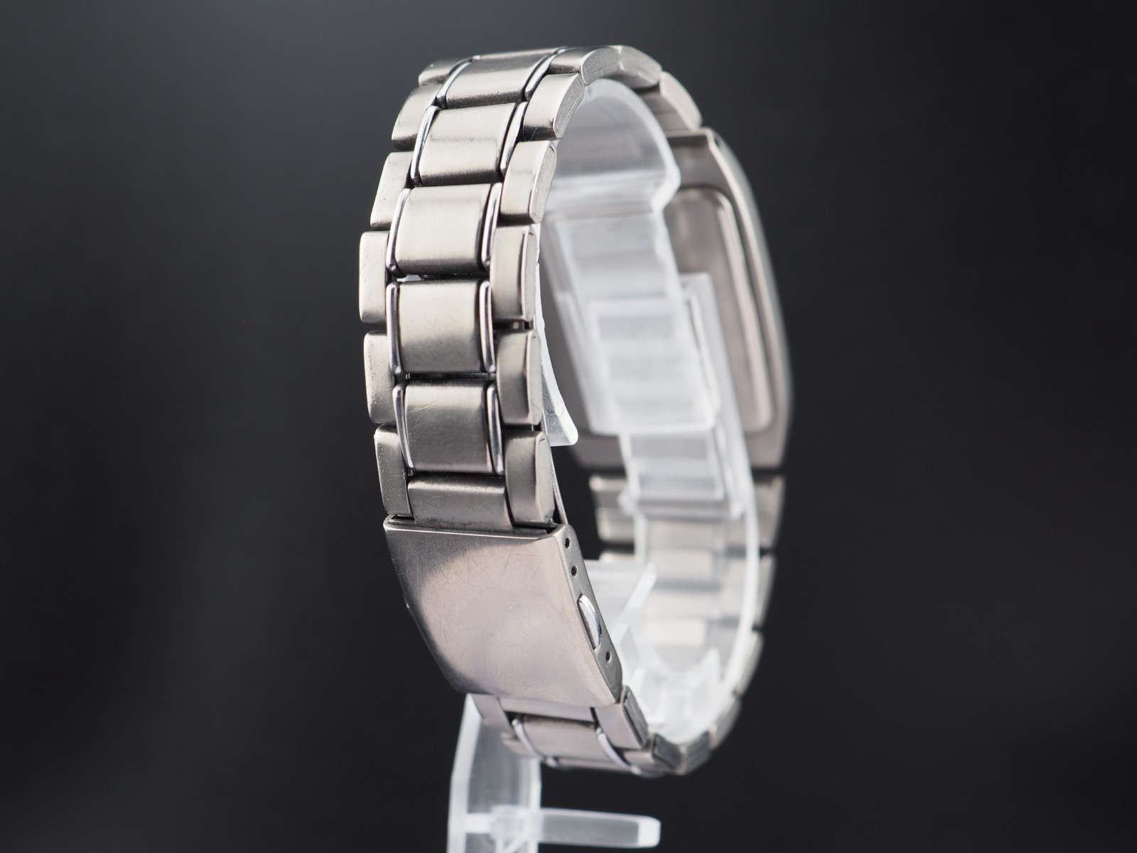 Vintage 1995 N MINT Seiko Spirit 7N33-5A30 Tank Titanium Quartz Mens Watch JAPAN