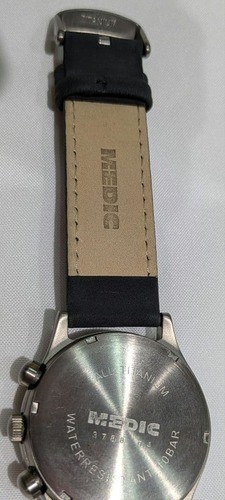 Tutima MEDIC Military Chronograph Full Titanium Japan Ltd 200 w/Box Papers