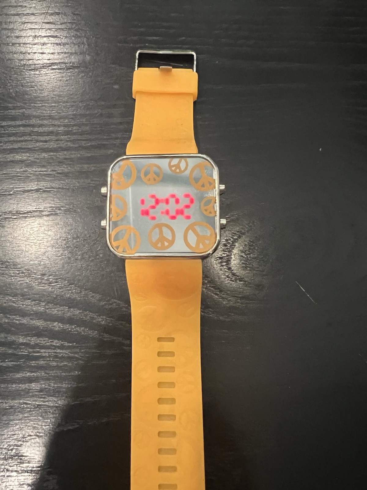 ✌️ Vibrant Peace & Love Digital LED Watch