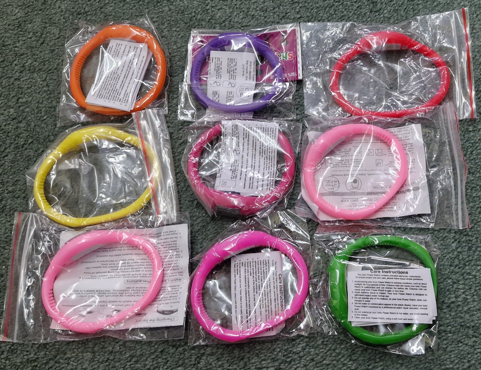 Silicone Silicon Rubber Sports Bracelet Wrist Watch Gym PINK BLUE PURPLE RED UK