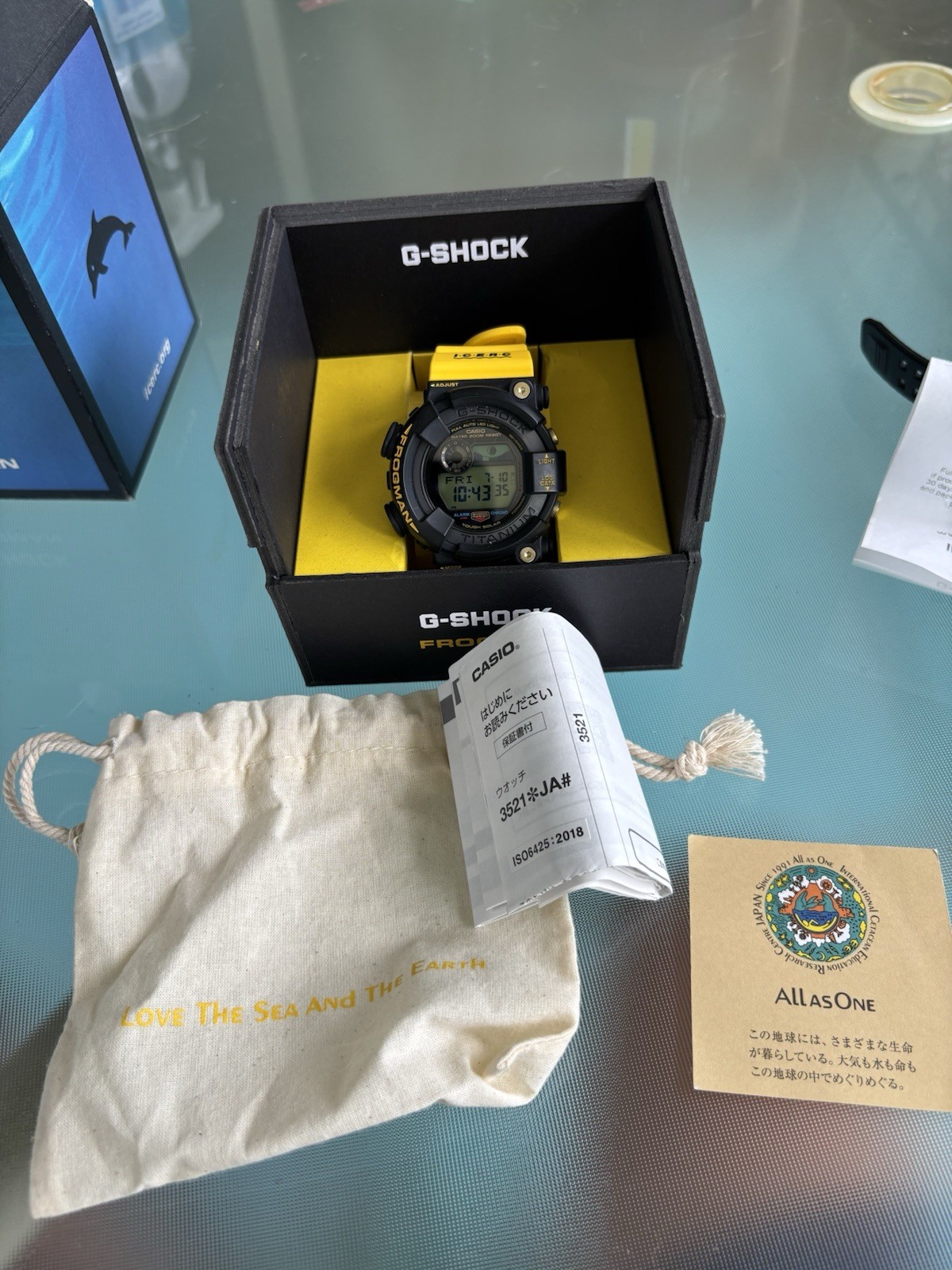 G-SHOCK FROGMAN GW-8200K-9JR Love The Sea And The Earth Limited Watch from Japan