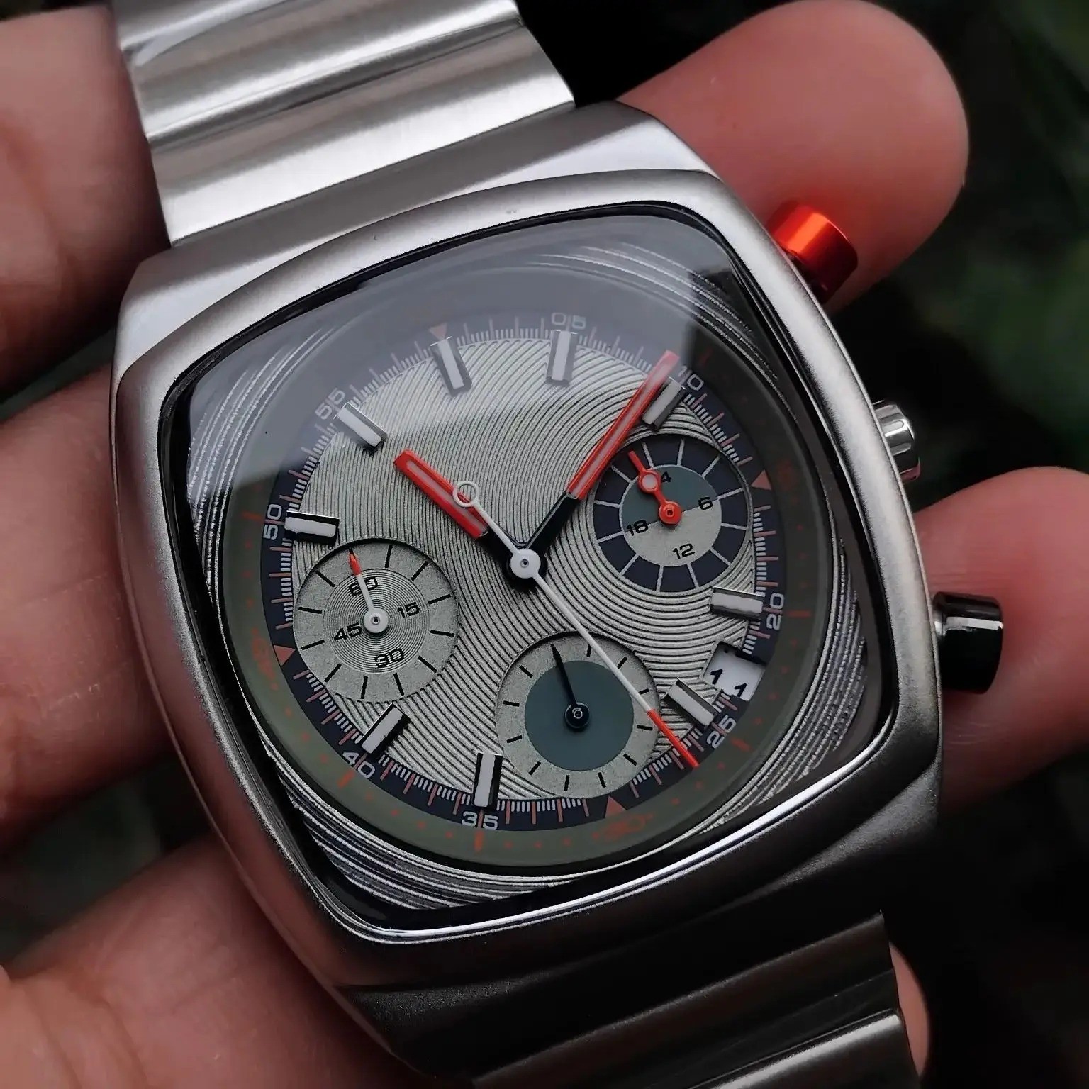Men Luxury Quartz Watch Multifunction Waterproof Stainless Steel Wristwatch Gift