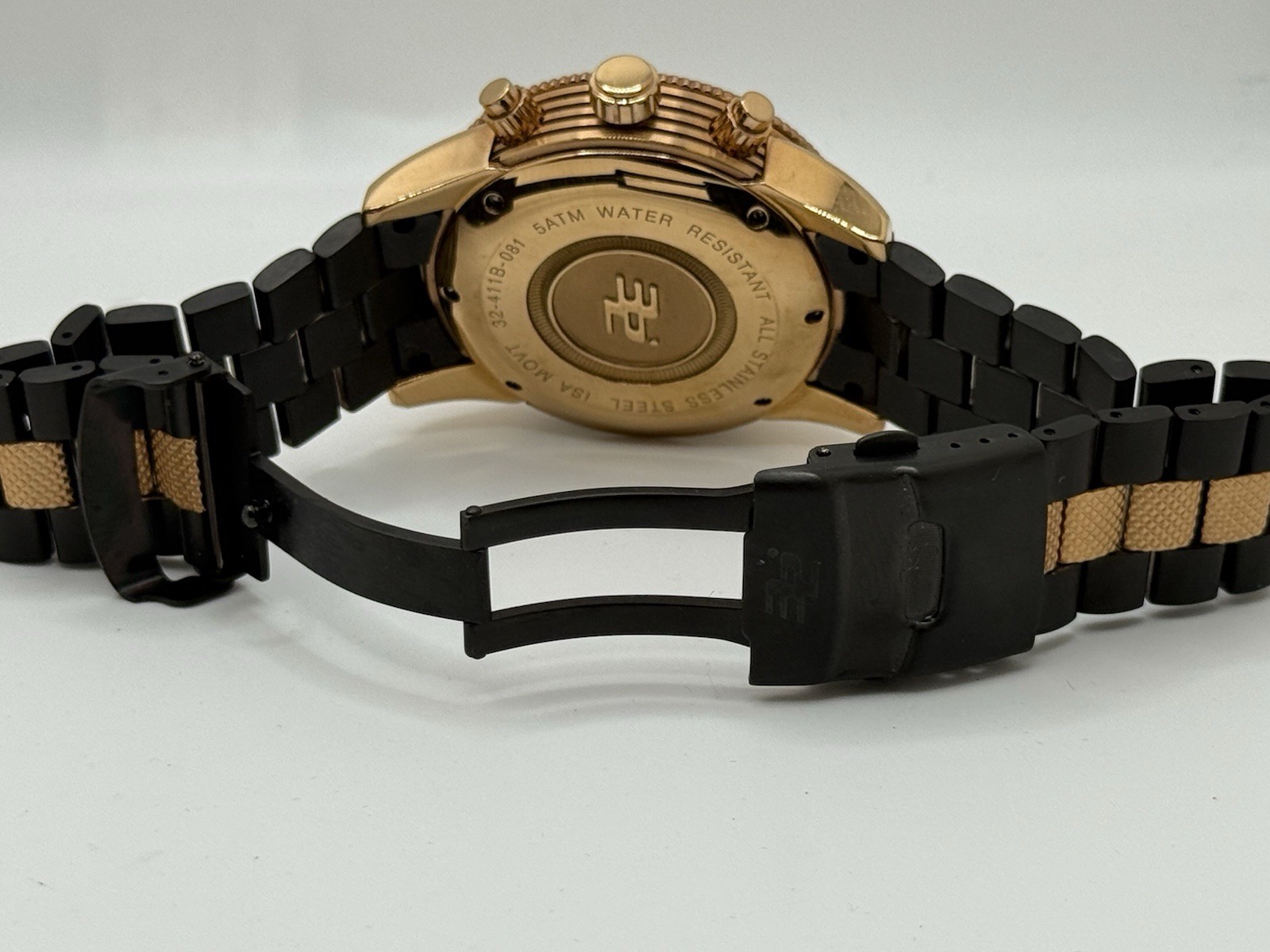32 Degrees Chronograph Two-Tone Watch 32-411B-081 5ATM Water Resistant