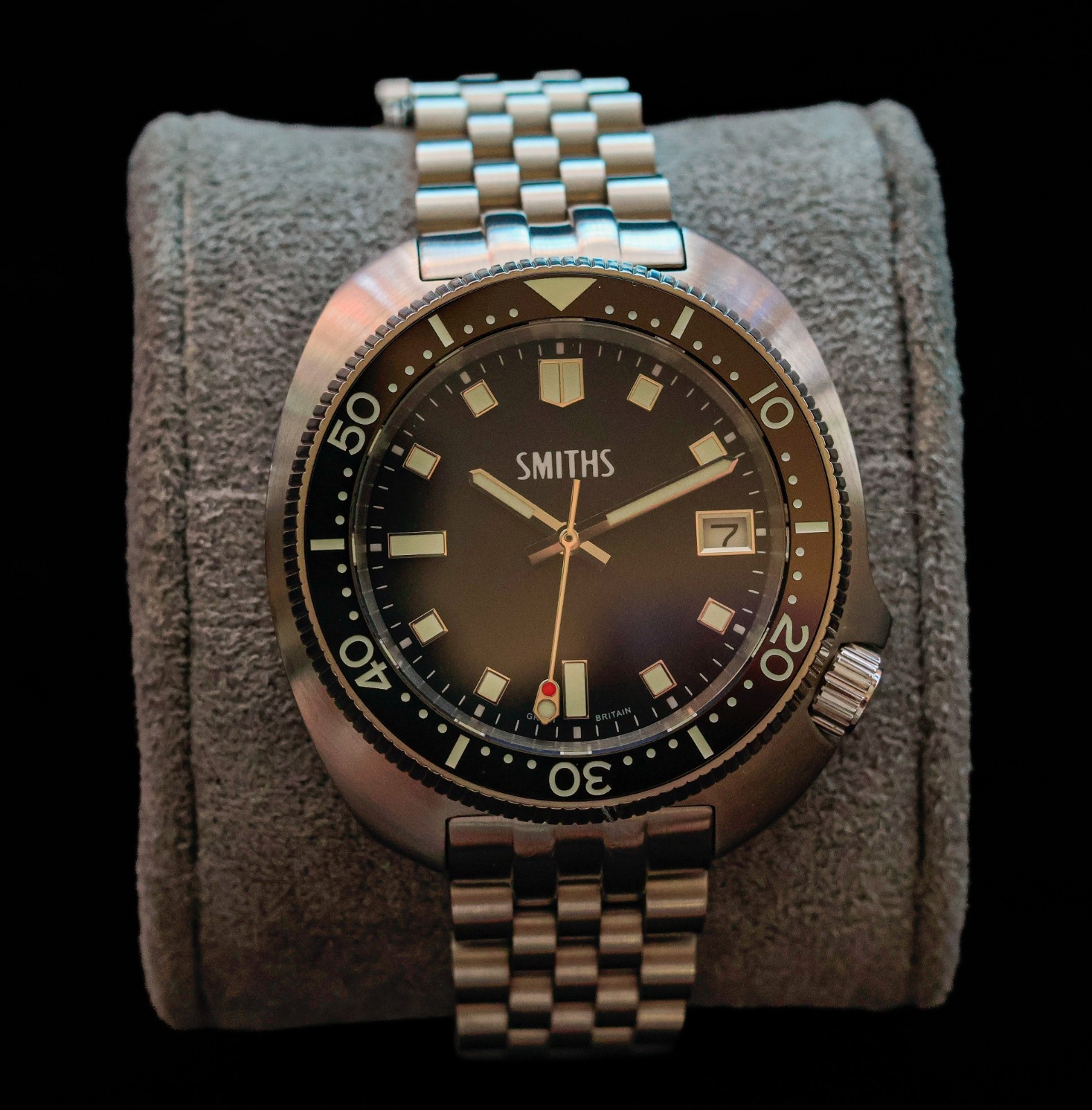 2024 Smiths PRS-68 Baby Willard Automatic Diver 200m 40mm Black Dial Steel