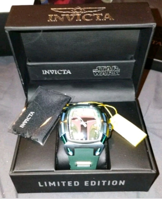 Invicta X Star Wars 28067 LIMITED EDITION 53mm Star Wars Boba Fett (#0185/1977)