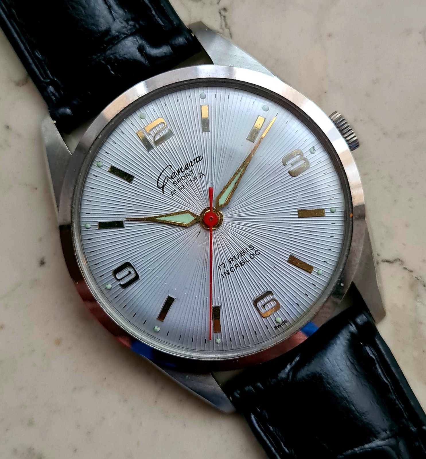 Geneva Sport Nos True Vintage Watch 1970s. Never Worn!!!